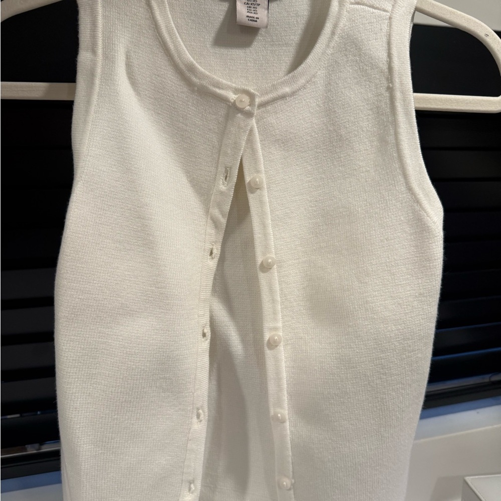 Sincerely Jules White Textured Top